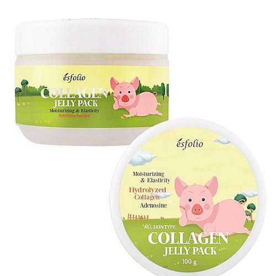 Esfolio Piel Seca | Mascarilla Facial Esfolio Collagen Memory Shape Jelly Pack