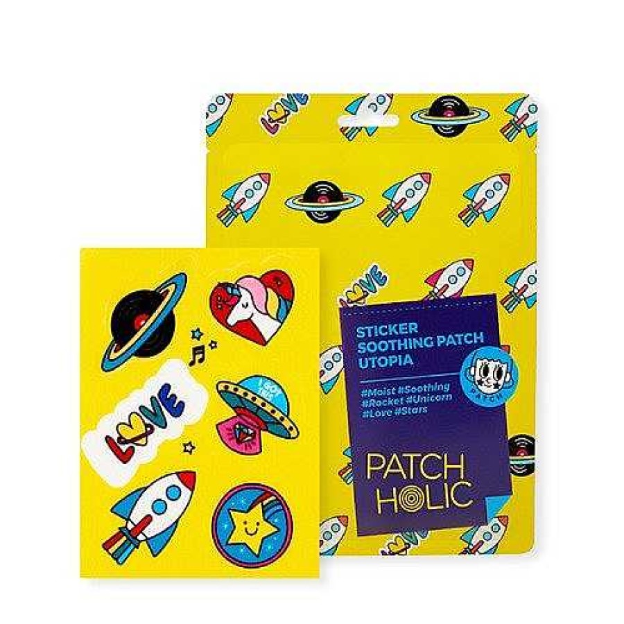 Patch Holic Mascarilla Facial | Parches Patch Holic Sticker Soothing Patch Utopia 12G