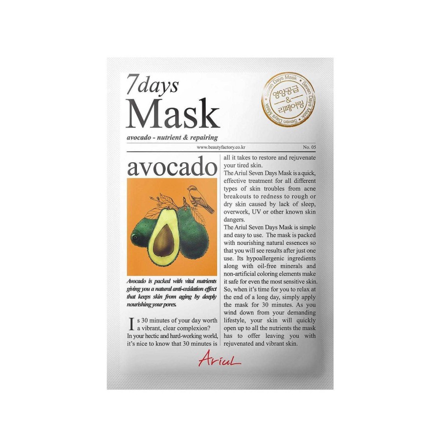 ARIUL Mascarilla Facial | Mascarilla Ariul 7 Days Mask - Avocado 20Ml