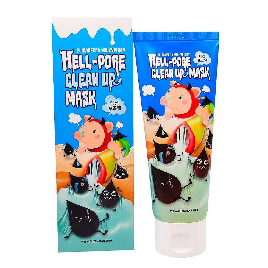 Elizavecca Mascarilla Facial | Mascarilla Facial Elizavecca Hell Pore Clean Up Mask 100Ml