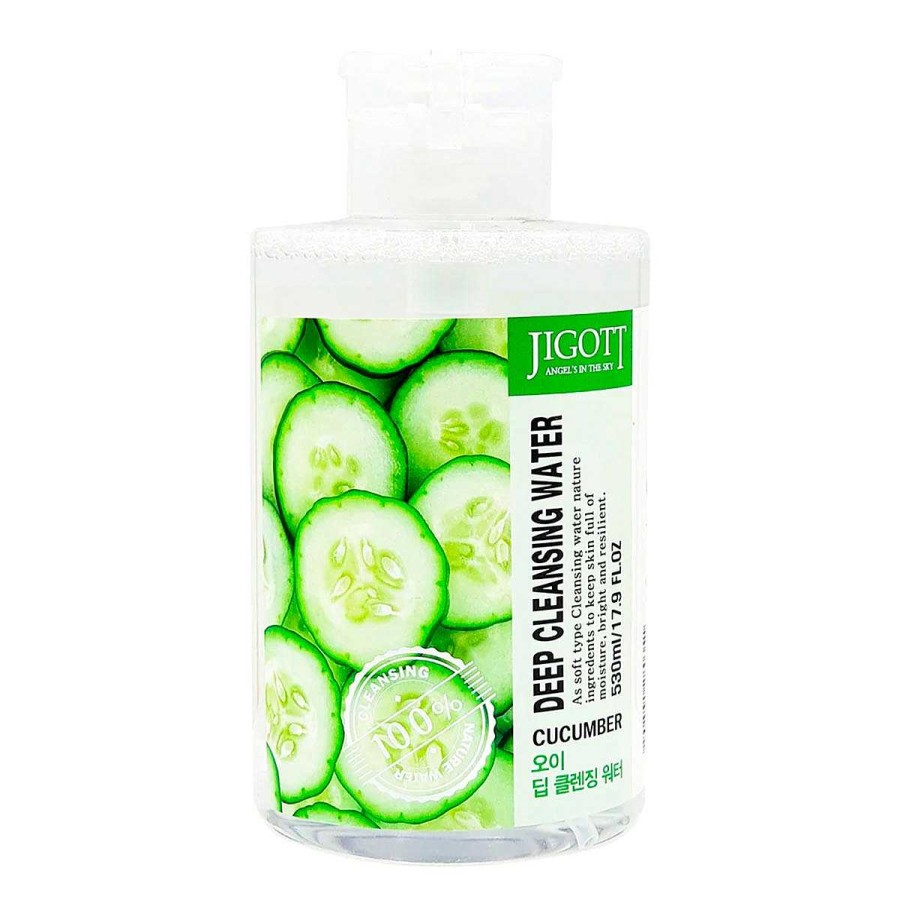 Jigott Agua Micelar | Agua Micelar Jigott Cucumber Deep Cleansing Water 530Ml