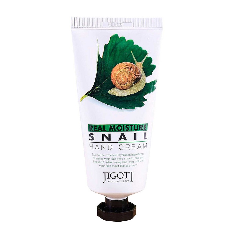 Jigott Crema De Manos | Crema De Manos Jigott Real Moisture Snail Hand Cream