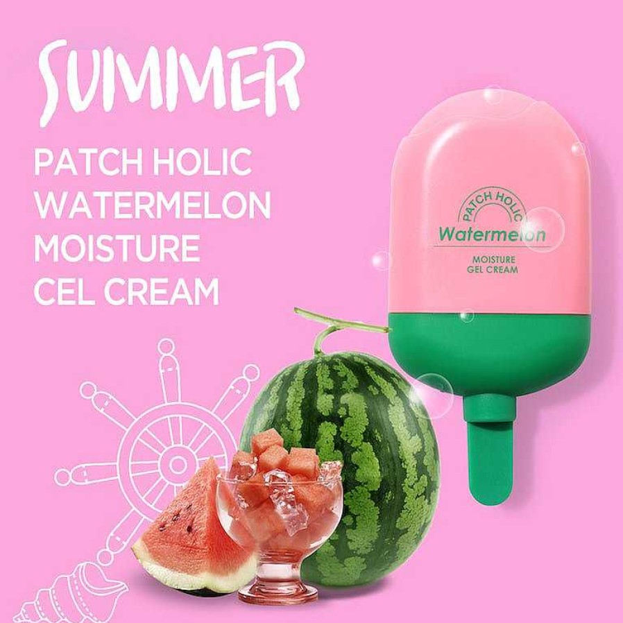 Patch Holic Hidratante Facial | Crema Facial Patch Holic Watermelon Moisture Gel Cream 70Ml