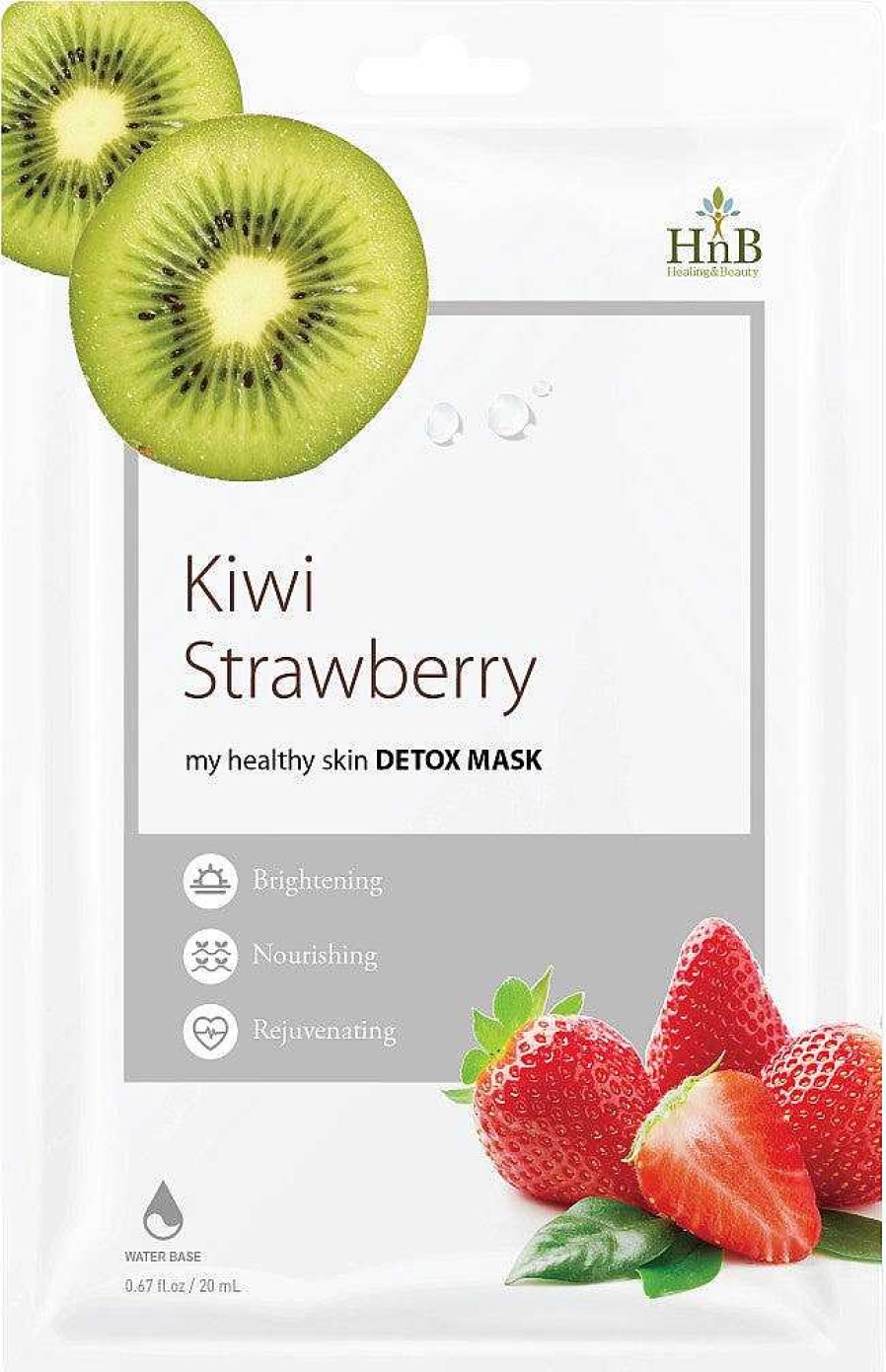 HNB Mascarilla Facial | Mascarilla Facial Hnb Kiwi Strawberry Detox Mask