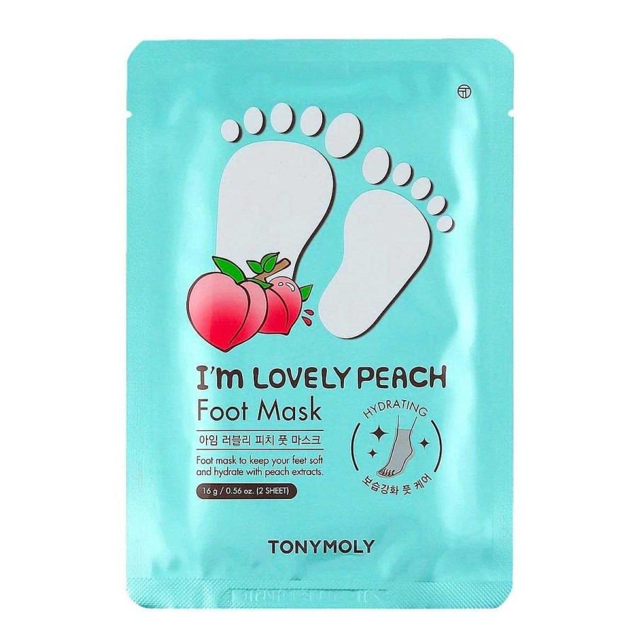 Tonymoly Cuidado De Pies | Mascarilla Para Pies Tonymoly I'M Lovely Peach Foot Mask