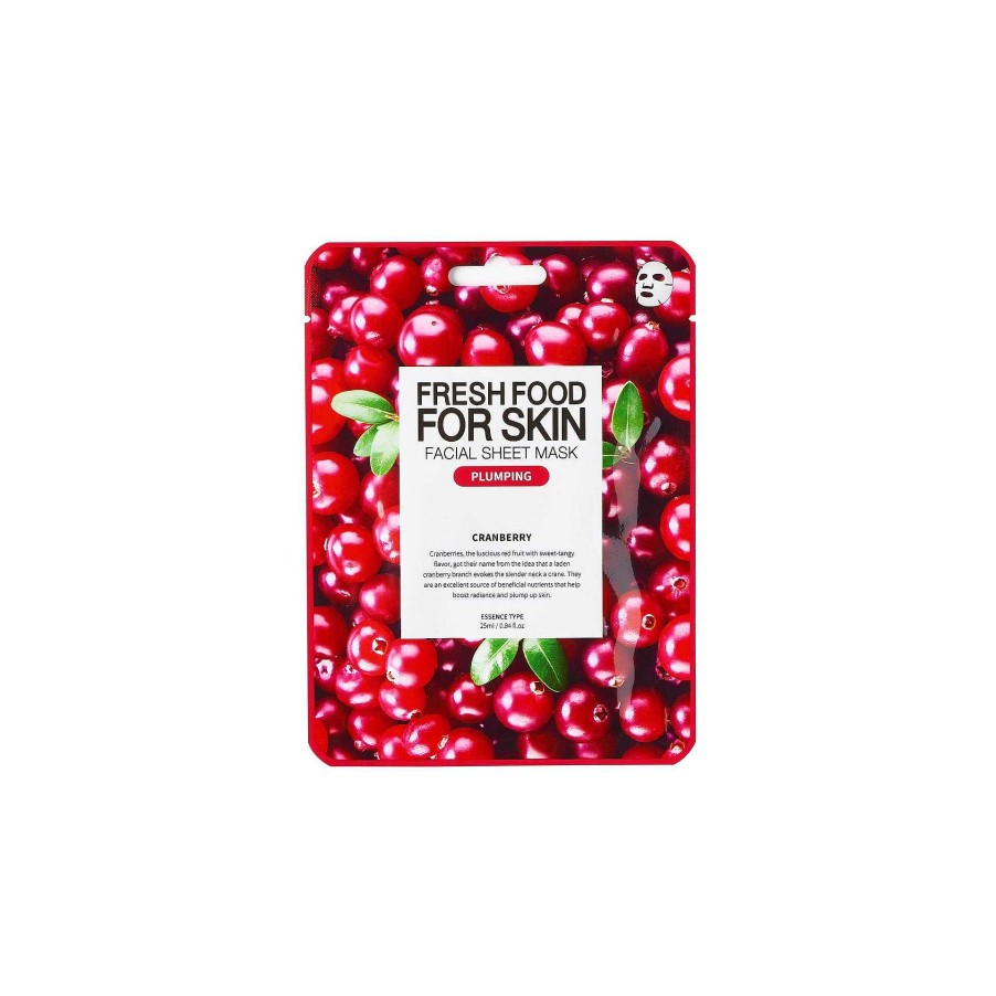 Farm Skin Mascarilla Facial | Mascarilla Facial Farm Skin Freshfood For Skin Facial Sheet Mask (Cranberry) 25Ml