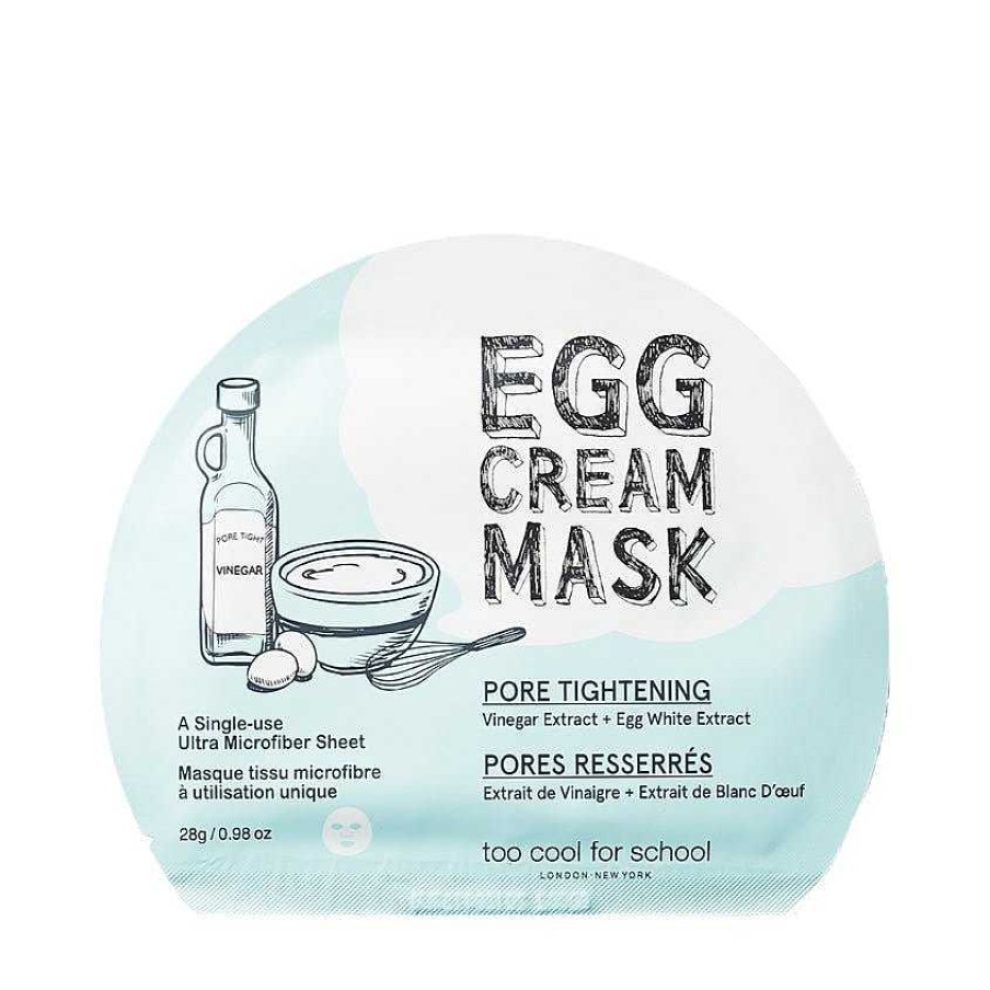 Too cool for school Mascarilla Facial | Mascarilla Facial Tcfs Egg Cream Mask Pore Tightening 28G