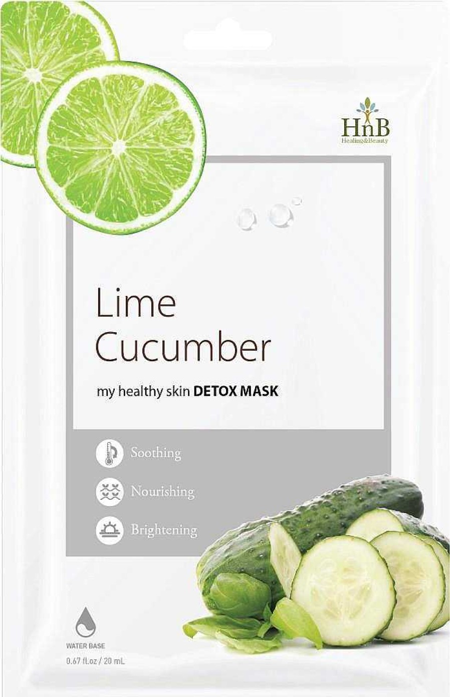 HNB Mascarilla Facial | Mascarilla Facial Hnb Lime Cucumber Detox Mask