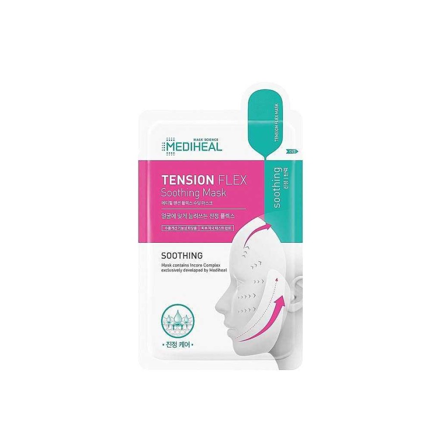 Mediheal Mascarilla Facial | Mascarilla Facial Mediheal Tension Flex Soothing Mask