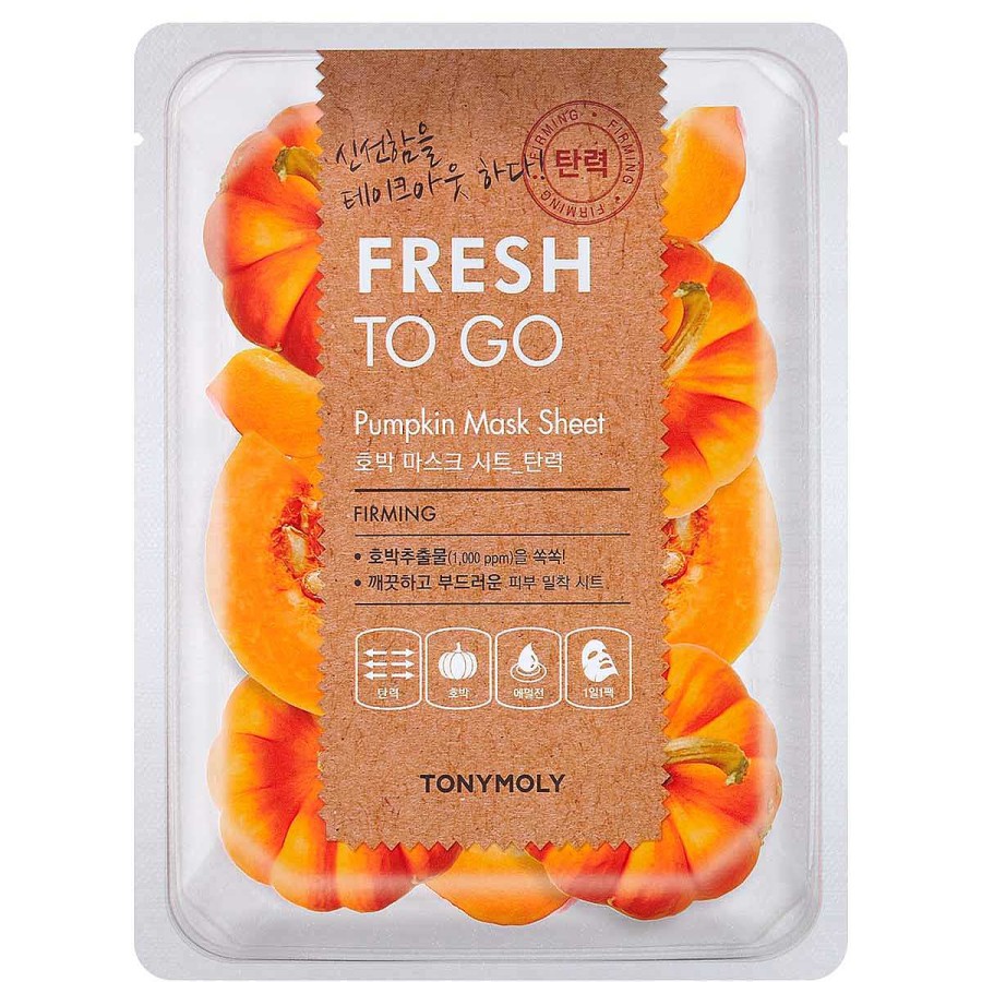 Tonymoly Mascarilla Facial | Mascrilla Facial Tonymoly Fresh To Go Pumpkin Mask Sheet 25G