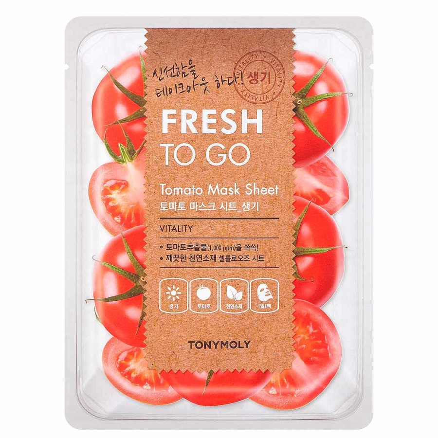 Tonymoly Mascarilla Facial | Mascrilla Facial Tonymoly Fresh To Go Tomato Mask Sheet 20G