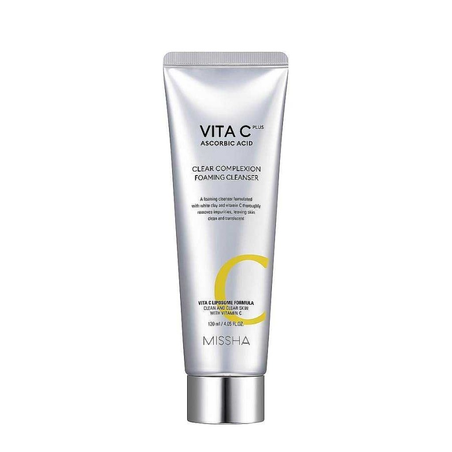 Missha Espumas Limpiadoras | Limpiador Missha Vita C Plus Clear Complexion Foaming Cleanser 120Ml