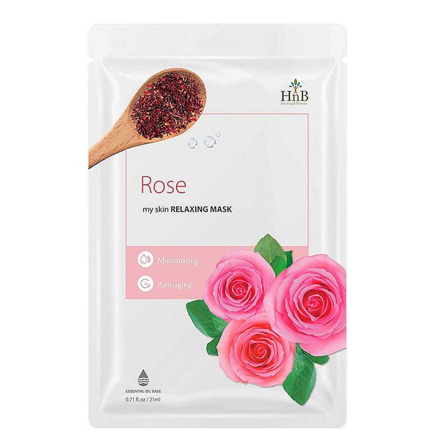 HNB Mascarilla Facial | Mascarilla Facial Hnb Rose My Skin Relaxing Mask