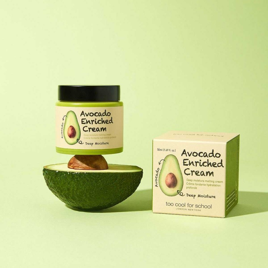 Too cool for school Hidratante Facial | Crema Facial Tcfs Avocado Enriched Cream 50Ml