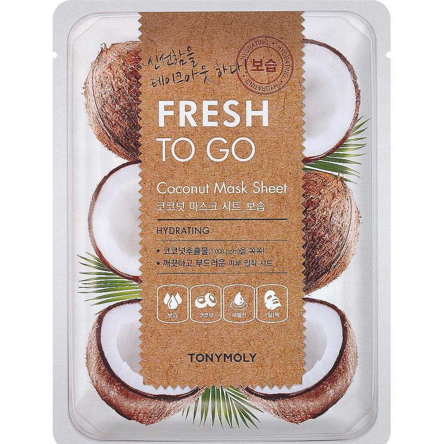 Tonymoly Mascarilla Facial | Mascarilla Tonymoly Fresh To Go Coconut Mask Sheet 25G