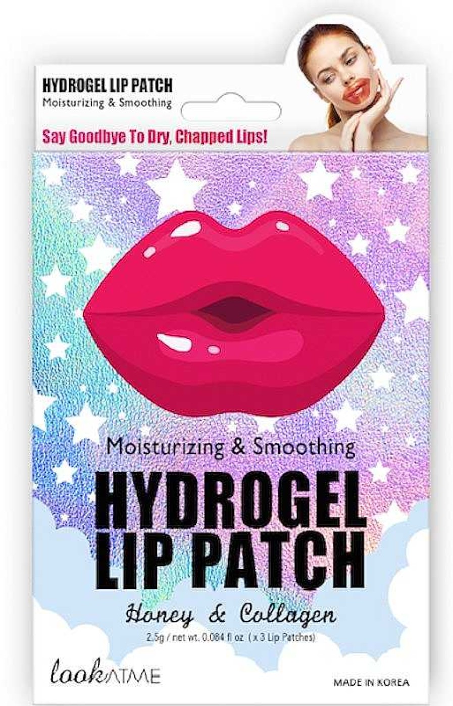 Look at Me Parches | Parches Para Labios Look At Me Hydrogel Lip Patch (Honey & Collagen)- 3 Uds