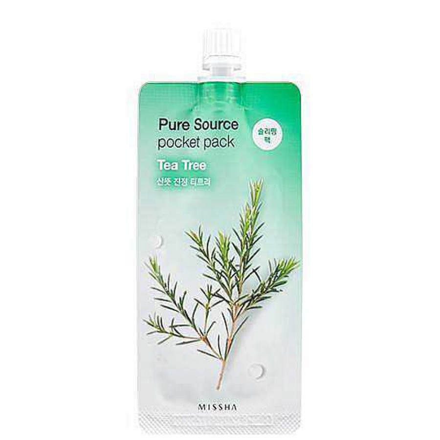 Missha Mascarilla Facial | Pure Source Pocket Pack Tea Tree