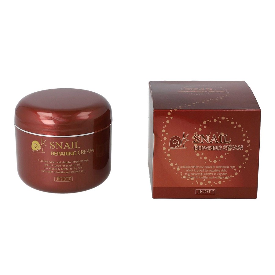 Jigott Antiedad | Crema Facial Jigott Snail Reparing Cream