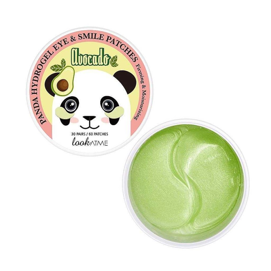 Look at Me Parches | Panda Hydrogel Eye Patch - Avocado