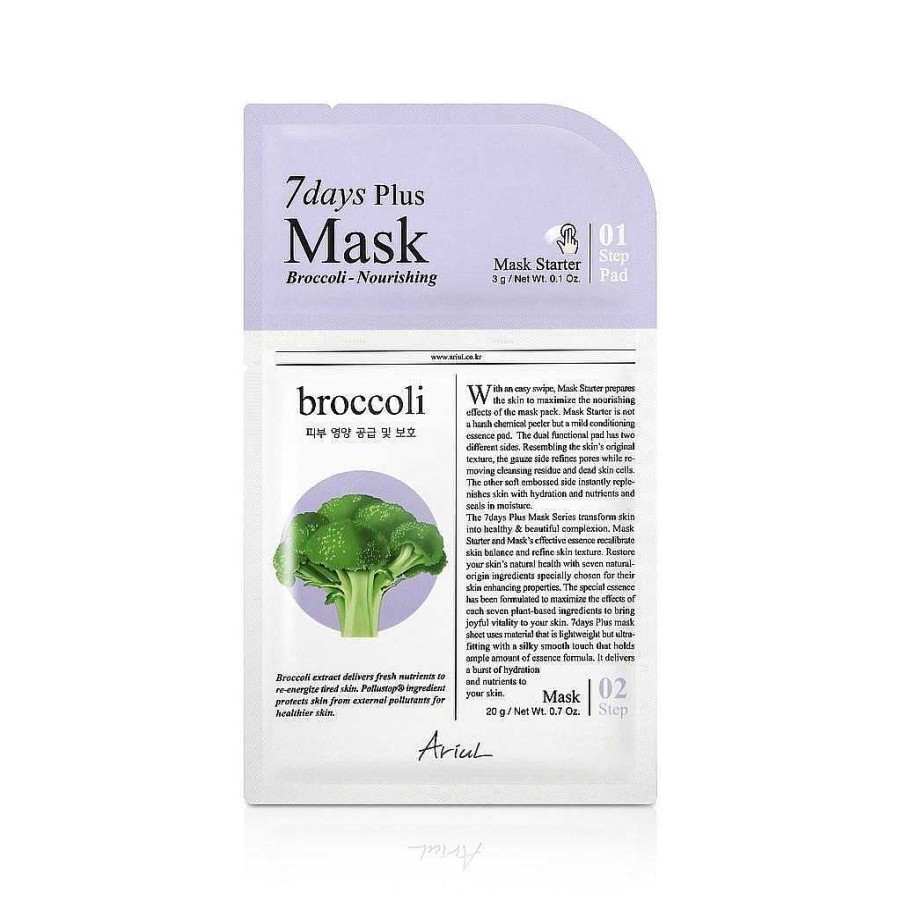 Ariul Mascarilla Facial | 7 Days Plus Mask Broccoli