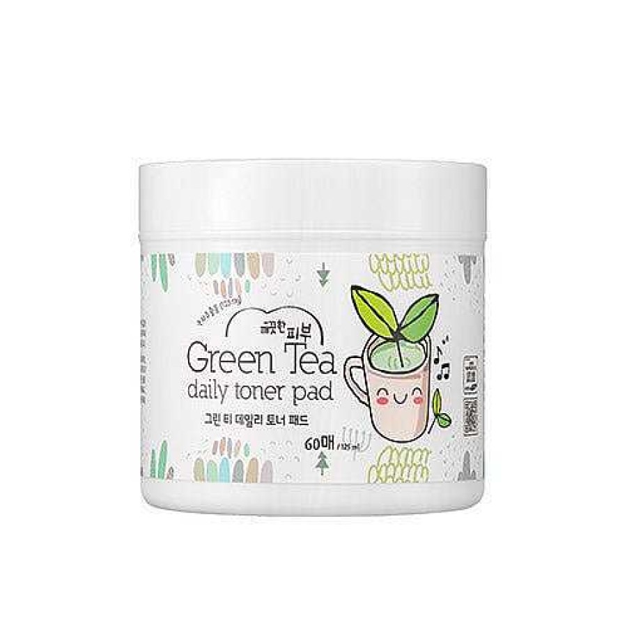 Esfolio T Nico Facial | Discos Tonificantes Esfolio Green Tea Daily Toner Pad 60 Discos