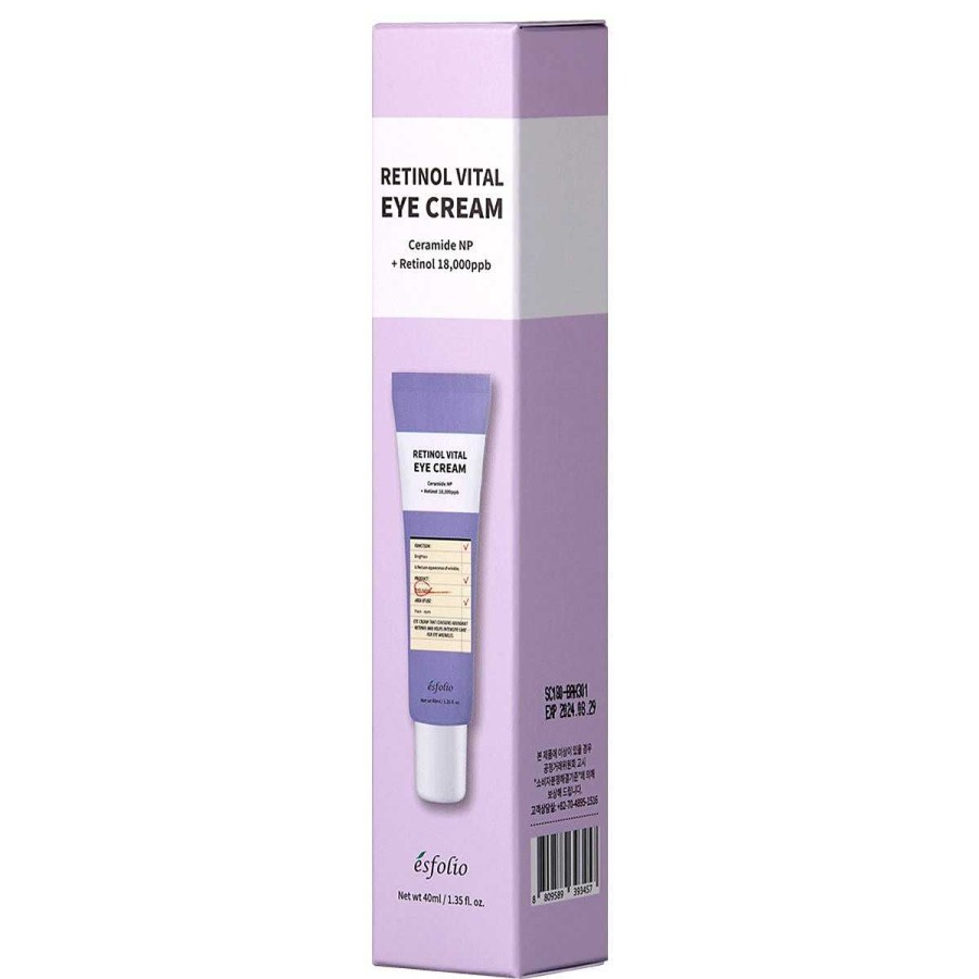 Esfolio Contorno De Ojos | Crema Para El Contorno De Ojos Esfolio Retinol Vital Eye Cream 40Ml