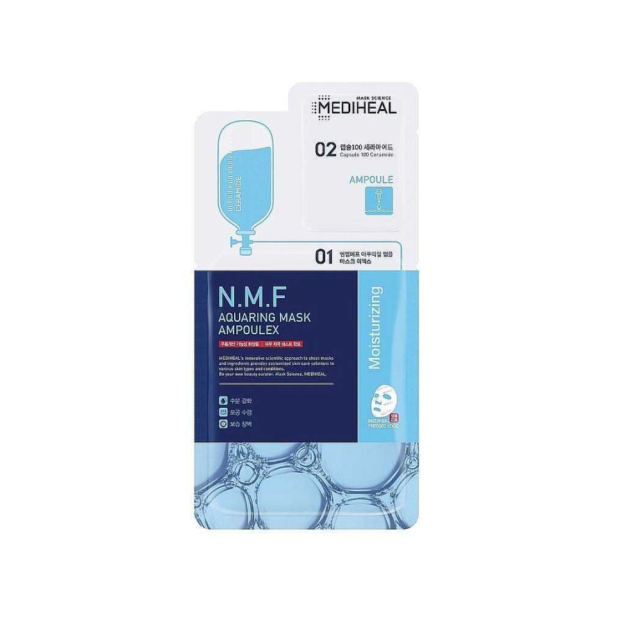 Mediheal Mascarilla Facial | Mascarilla Facial Mediheal N.M.F Aquaring Mask Ampoulex 27Ml + 3Ml