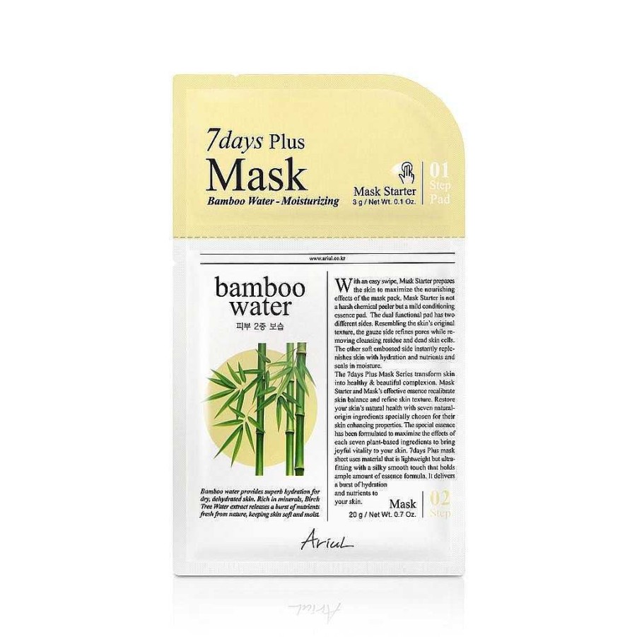 Ariul Mascarilla Facial | Mascarillas Ariul 7 Days Plus Mask Bamboo Water