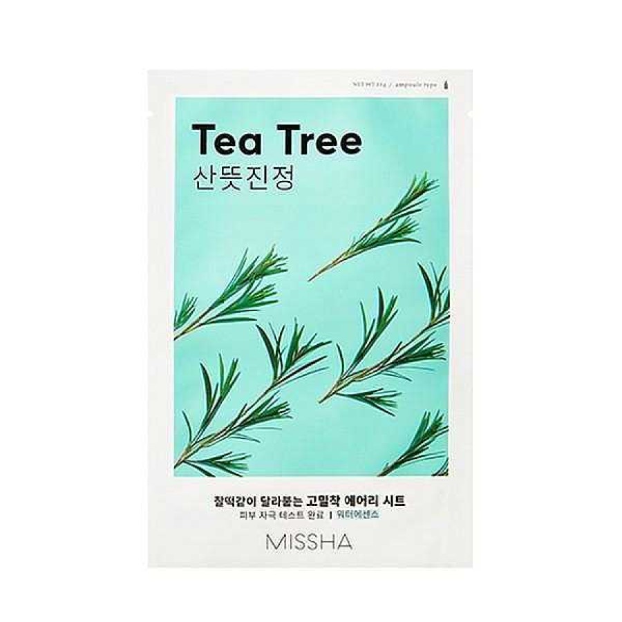 Missha Mascarilla Facial | Mascarilla Facial Missha Airy Fit Tea Tree