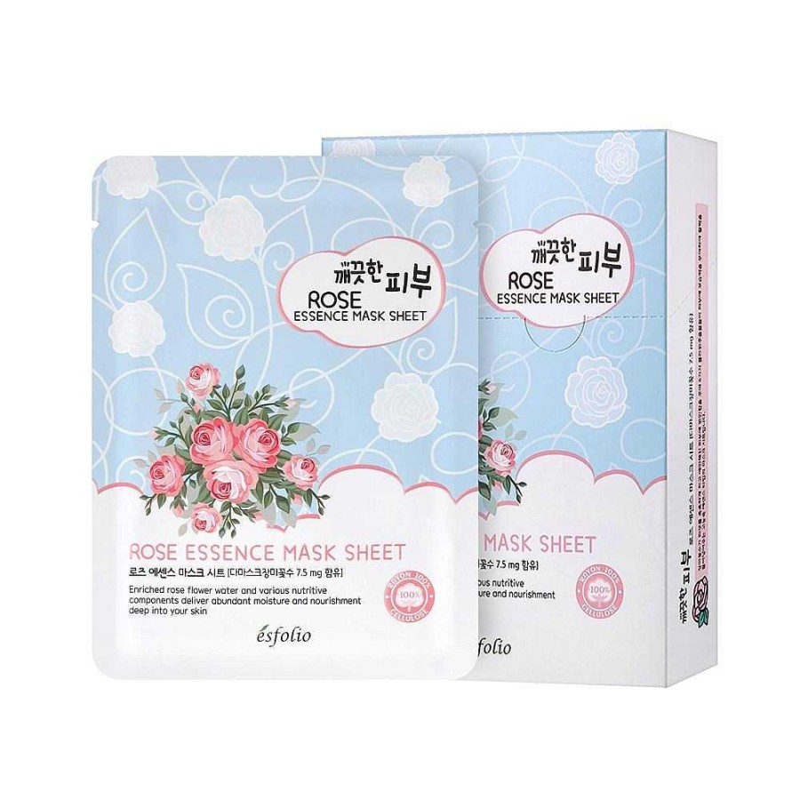 Esfolio Mascarilla Facial | Mascarilla Facial Esfolio Pure Skin Essence Rose