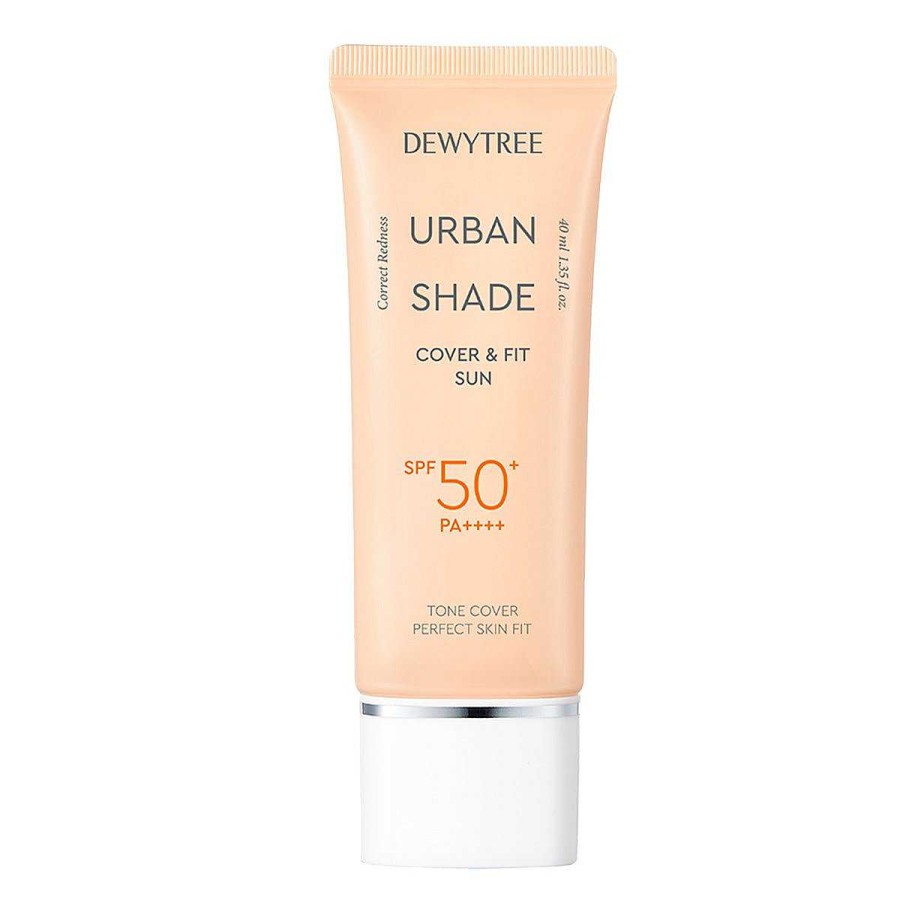 Dewytree Protectores Solares Faciales | Protecci N Solar Dewytree Urban Shade Cover And Fit Sun Spf50+ Pa++++ 40Ml