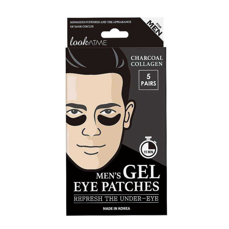 Look at Me Parches | Parches Para Contorno De Ojos Look At Me Men S Gel Eye Patches - Charcoal