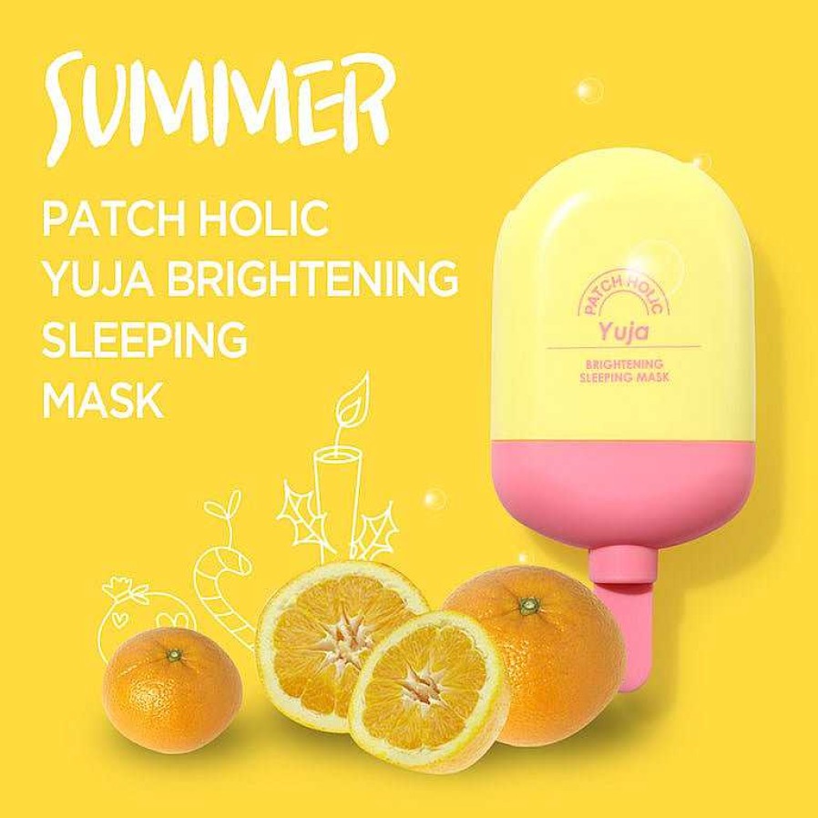 Patch Holic Mascarilla Facial | Mascarilla De Noche Patch Holic Yuja Brightening Sleeping Mask 70Ml