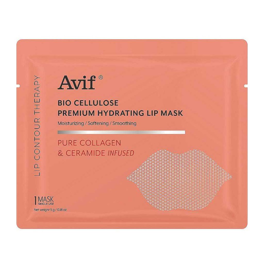 Avif Parches | Mascarilla Para Labios Avif Bio Cellulose Premium Hydrating Lip Mask