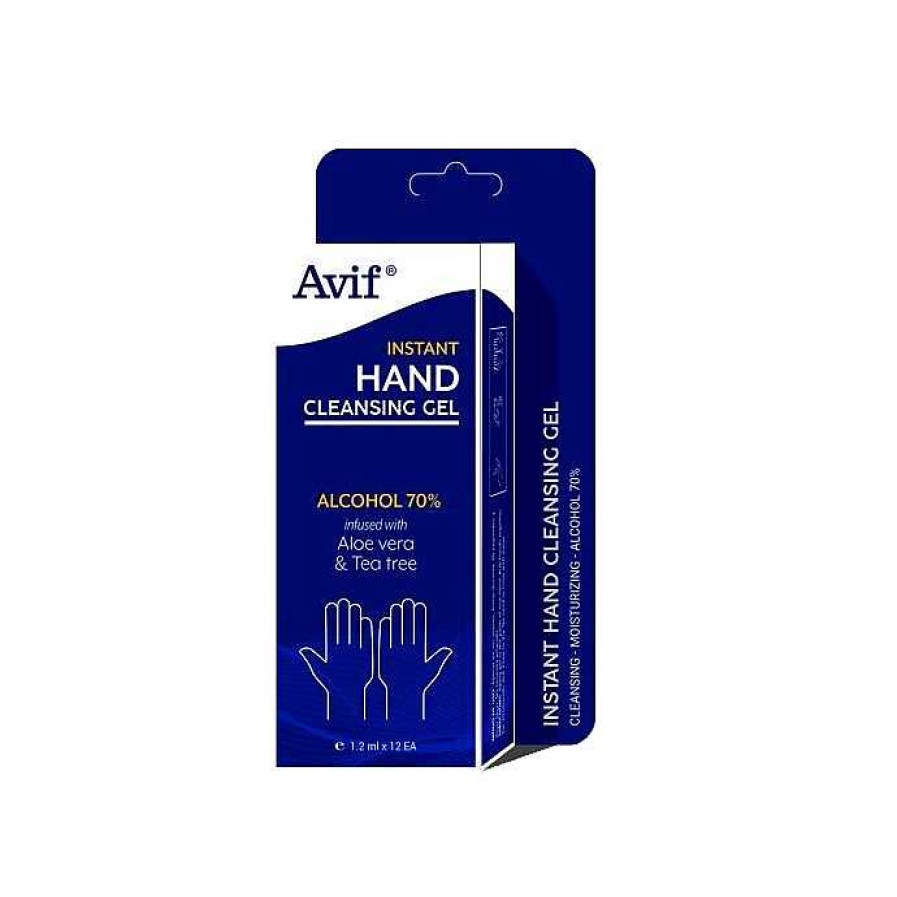 Avif Crema De Manos | Gel Higienizante Avif Instant Hand Cleansing Gel (12 Sobres Monodosis)