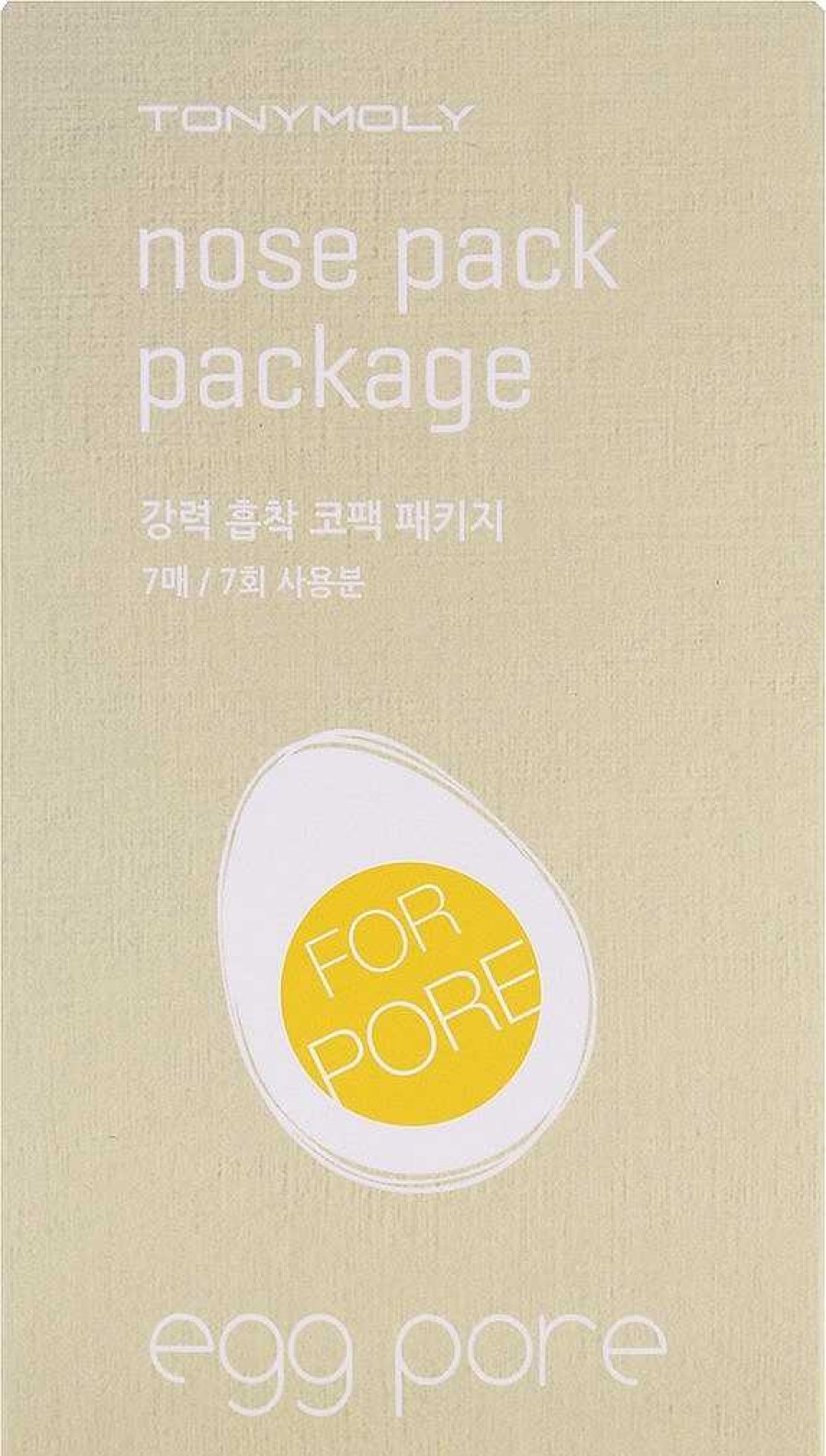 Tonymoly Parches | Parches Para Nariz Tonymoly Egg Pore Nose Pack Package