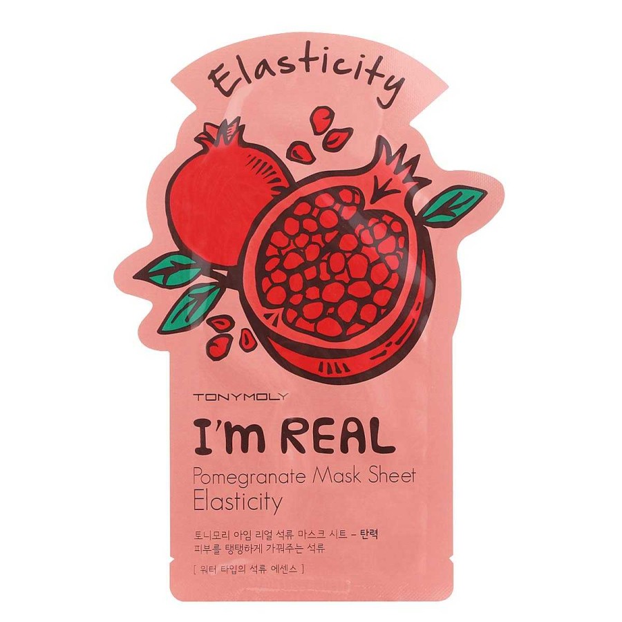 Tonymoly Mascarilla Facial | Mascarilla Facial Tonymoly I'M Pomegranate Mask Sheet - Elasticity