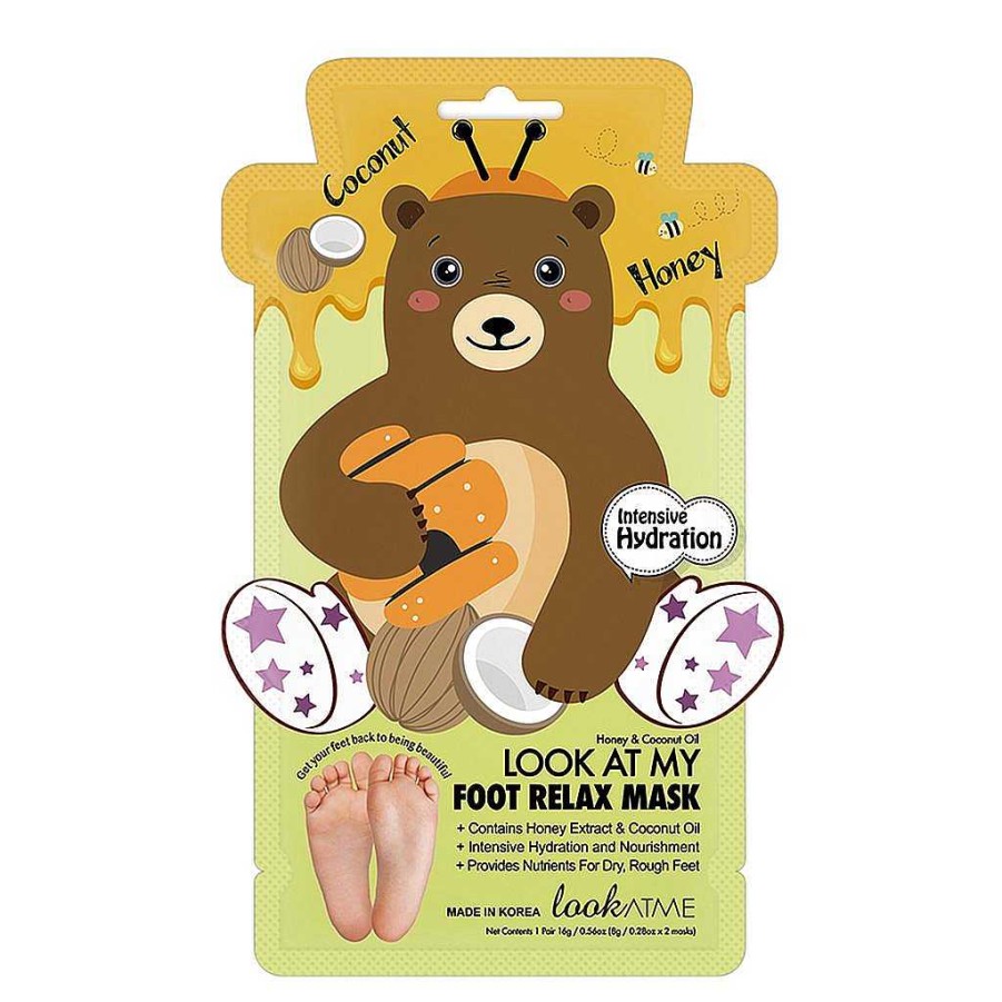 Look at Me Hidrataci N | Mascarilla Para Pies Look At Me Look At My Foot Relax Mask (Bear) 1Ud