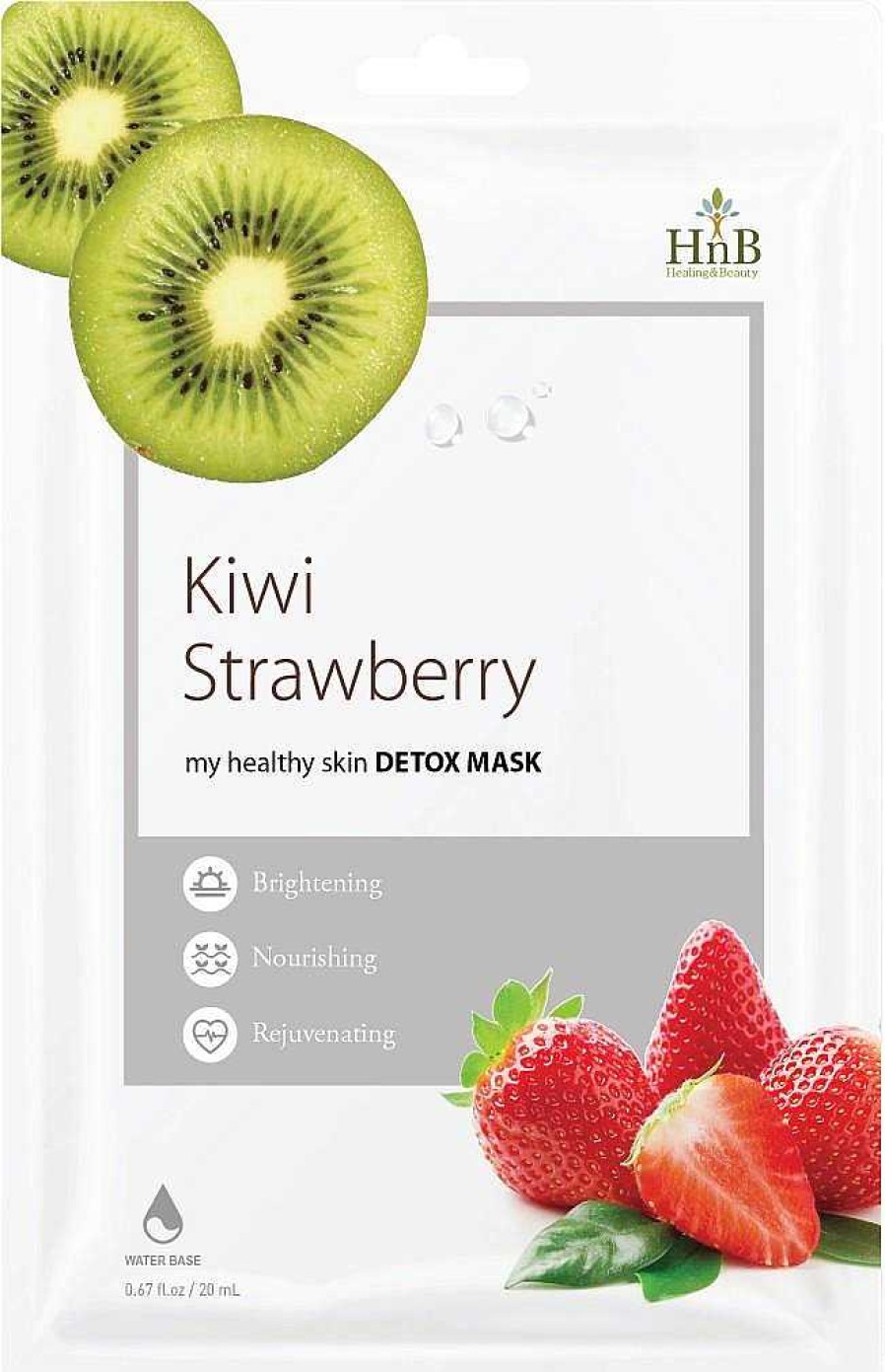 HNB Mascarilla Facial | Mascarilla Facial Hnb Kiwi Strawberry Detox Mask