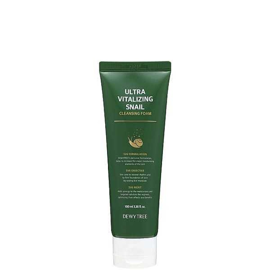 Dewytree Espumas Limpiadoras | Espuma Limpiadora Dewytree Ultra Vitalizing Snail Cleansing Foam