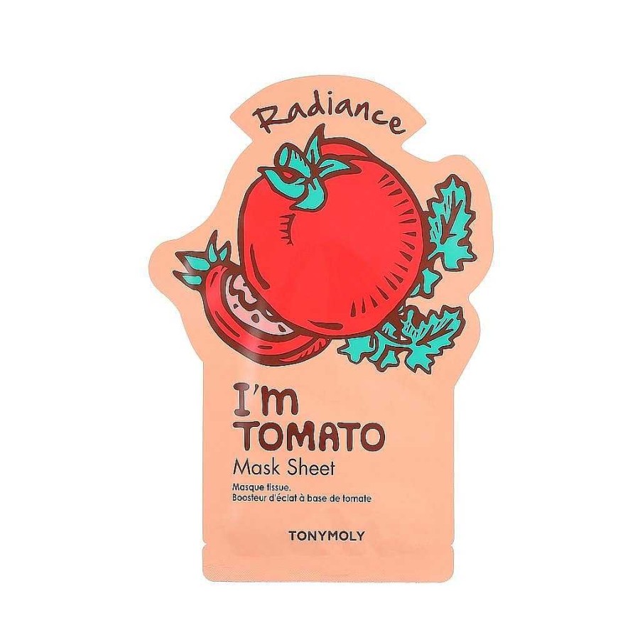 Tonymoly Mascarilla Facial | Mascarilla Facial Tonymoly I'M Tomato Mask Sheet Glow 21Ml