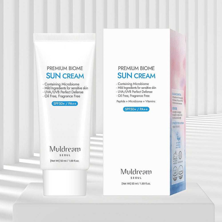 Muldream Protectores Solares Faciales | Protecci N Solar Muldream Premium Biome Sun Cream Spf50+ / Pa++ 50Ml