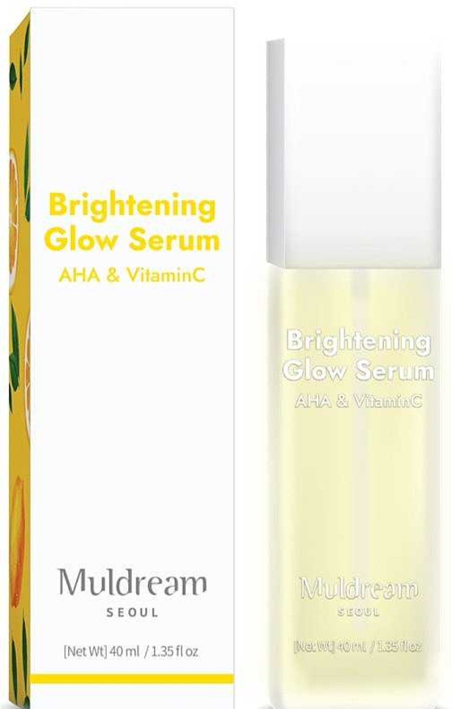 Muldream S Rum | Serum Muldream Brightening Glow Serum-Aha Vitamin C 40Ml