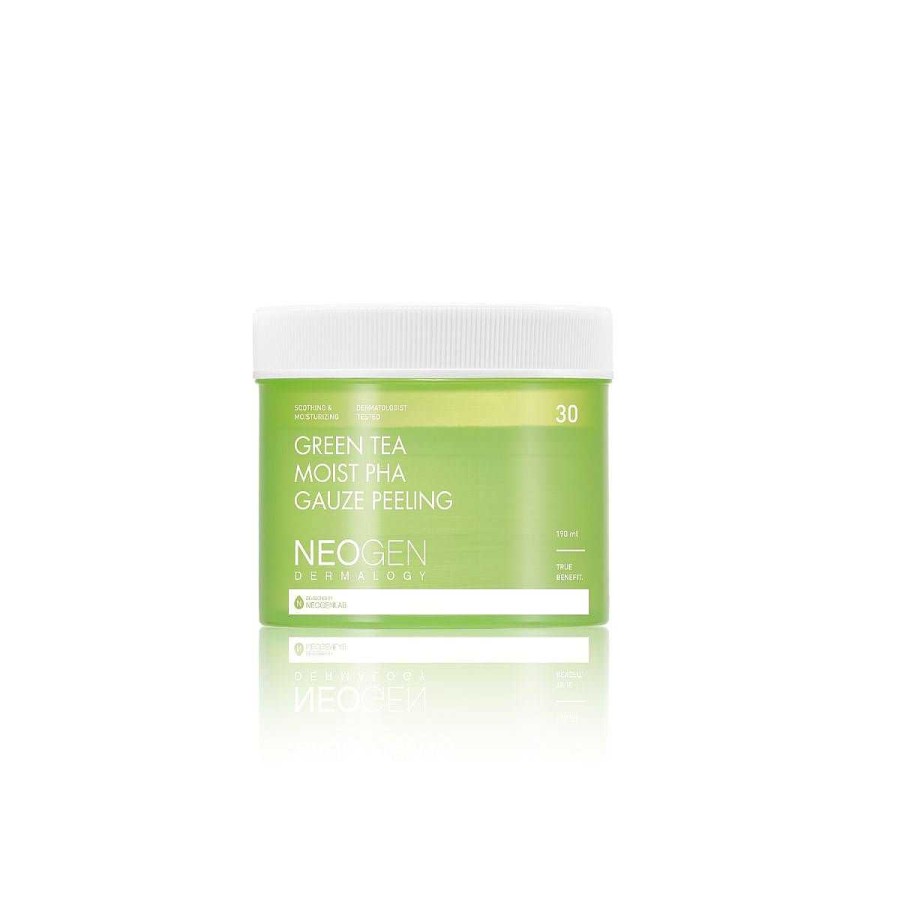 Neogen Exfoliante Facial | Discos Exfoliantes Neogen Dermalogy Green Tea Moist Pha Gauze Peeling 190Ml