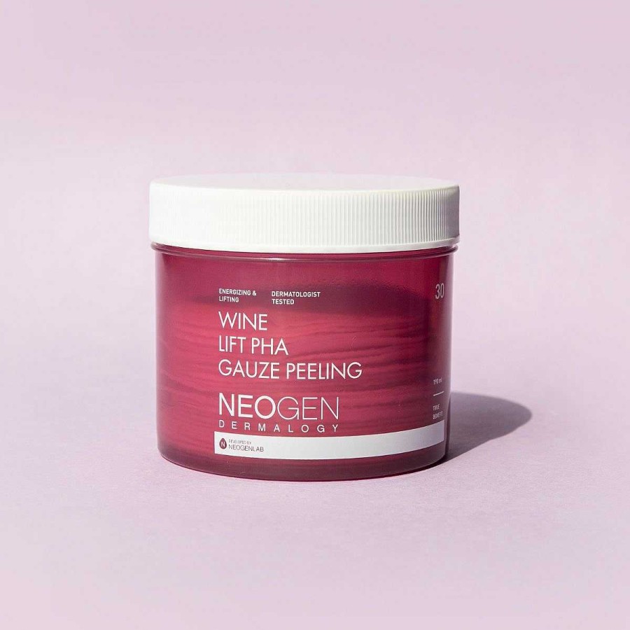 Neogen Exfoliante Facial | Discos Exfoliantes Neogen Dermalogy Wine Lift Pha Gauze Peeling 190Ml