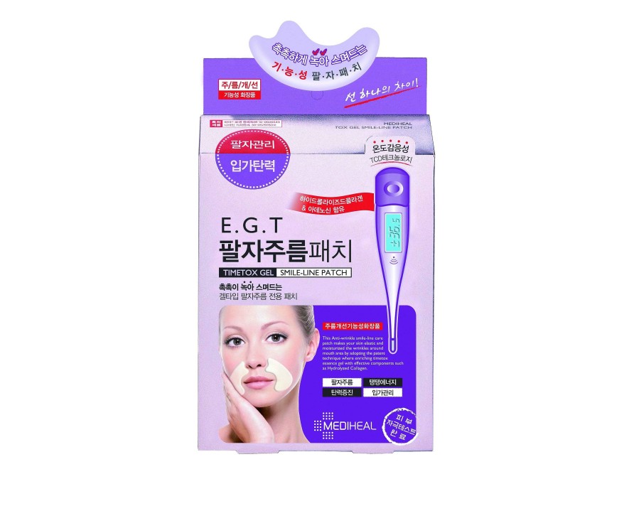 Mediheal Parches | Parches Para L Neas De Expresi N Mediheal E.G.T Timetox Gel Smile-Line Patch (5Pouch)