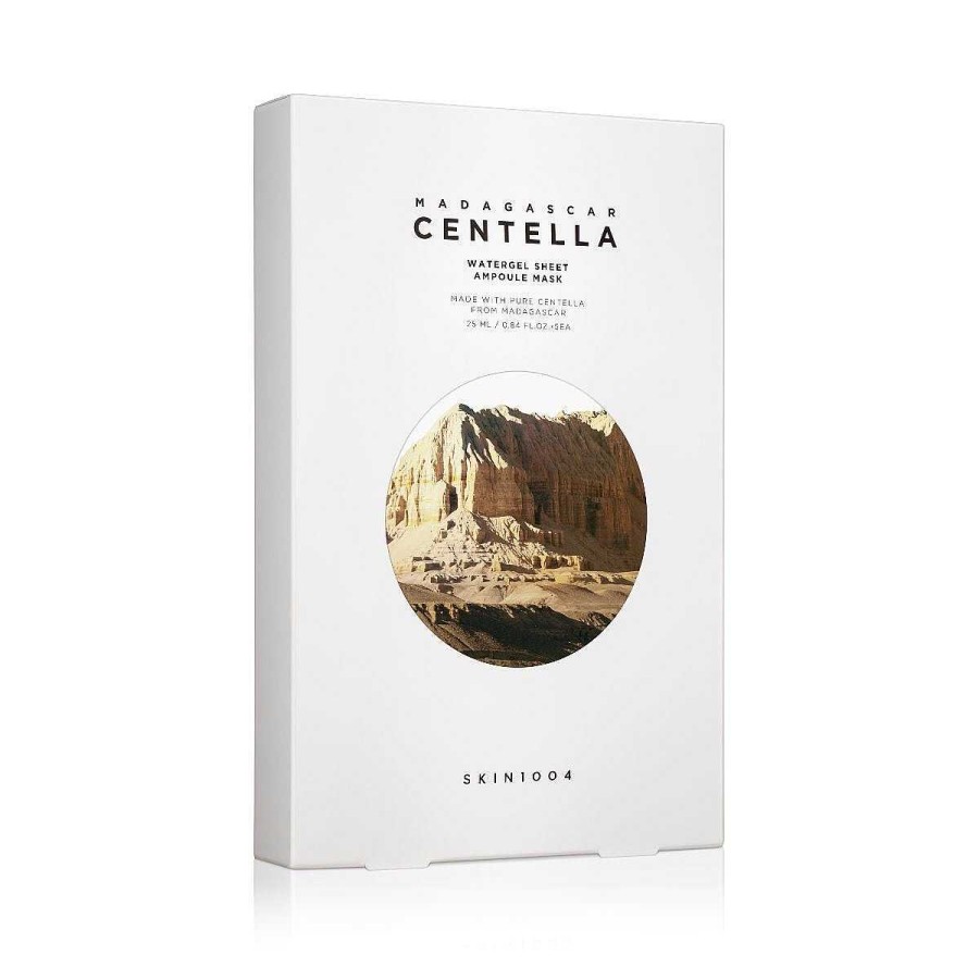 SKIN1004 Mascarilla Facial | Pack De Mascarillas Faciales Skin1004 Madagascar Centella Watergel Sheet Ampoule Mask (5Ud)