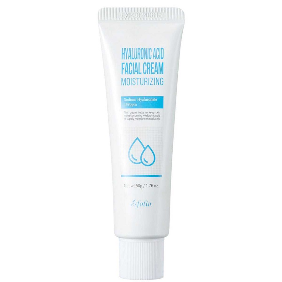 Esfolio Hidratante Facial | Crema Facial Esfolio Hyaluron Acid Facial Cream 50G