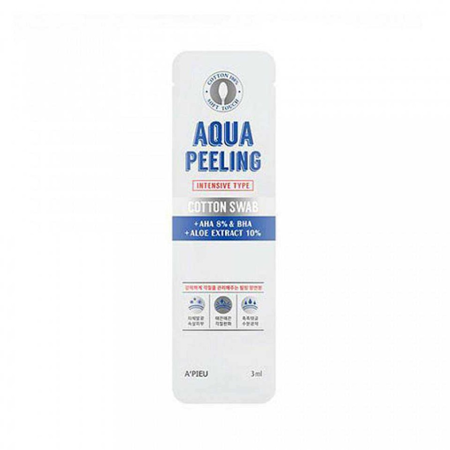 A'pieu Exfoliante Facial | Aqua Peeling Cotton Swab - Intensive