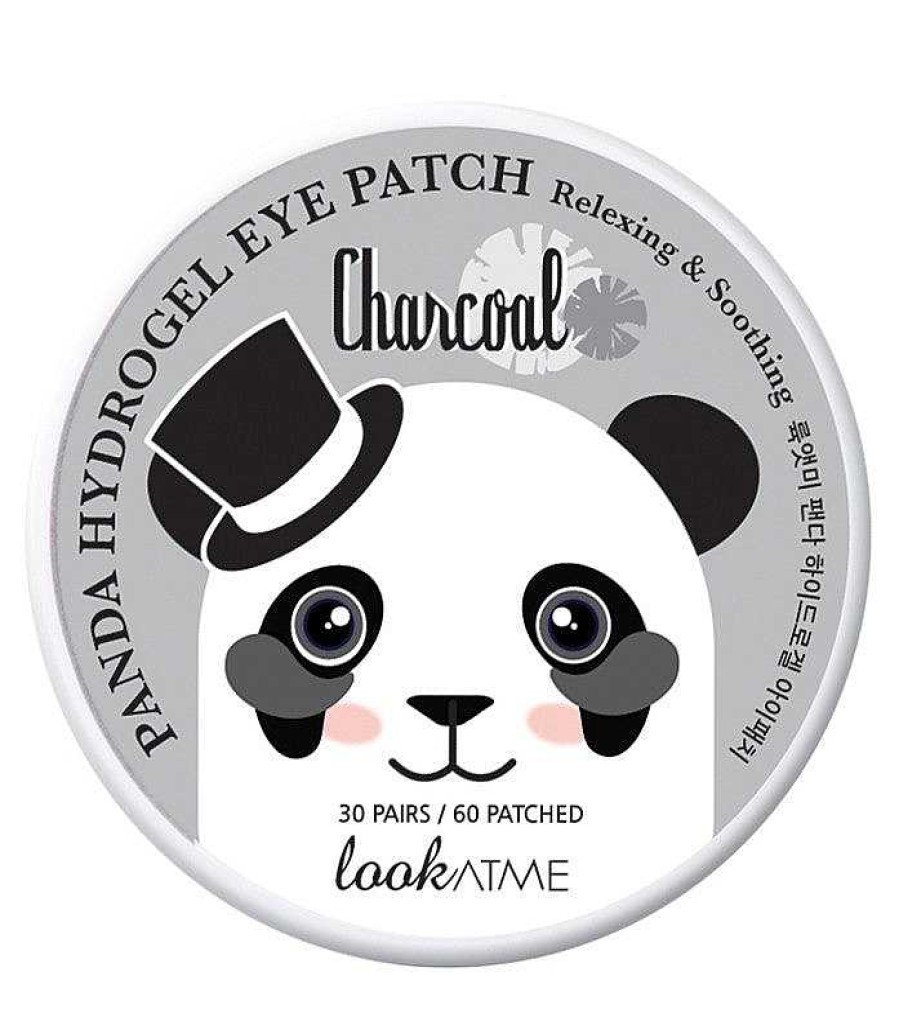 Look at Me Parches | Panda Hydrogel Eye Patch Charcoal